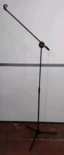 Asta microfono regolabile in metallo nera estensione elevata ottimo stato
