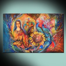 Shabbat Queen: stampa su tela di alta qualità pronta da appendere da opera d'arte originale