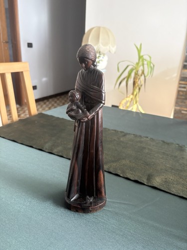Scultura statuetta madre - scultura, e