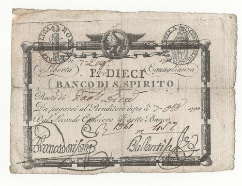 Paoli banco di s - 10, spirito