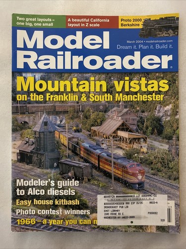 2004 march model railroader - march,