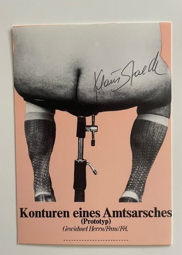 Klaus staeck amtsarsch - klaus,