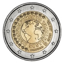 2 euro FDC PORTOGALLO ?? 2025 Programma SVILUPPO SOSTENIBILE ?? ??