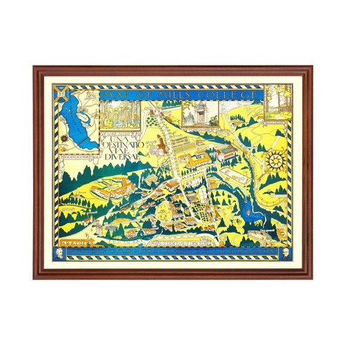Vecchia mappa mills - vecchia, di