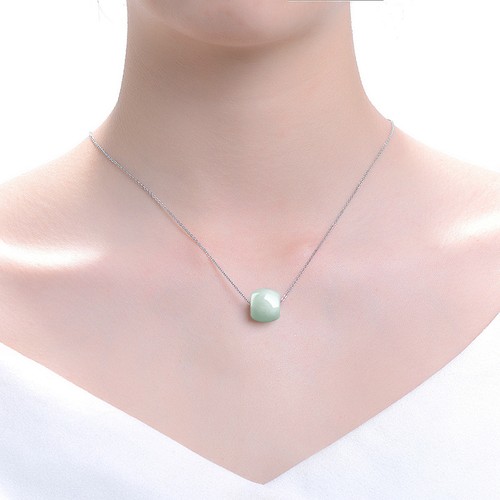 Collana donna ciondolo giada - donna,