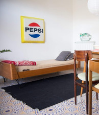 insegna pubblicitaria vintage Pepsi di grande formato - lato 73 cm