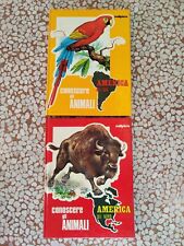 CONOSCERE GLI ANIMALI. America Del Sud. America del nord 1973 Malipiero 2 volumi