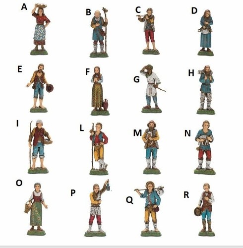 Pastori resina per presepe - pastori,