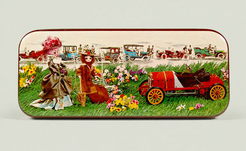 Scatola latta vintage - scatola,