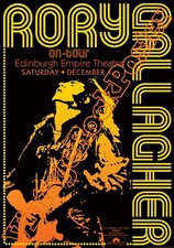 RORY GALLAGHER - Edinburgh, Scozia  1 dicembre 1973 - poster concerto -176