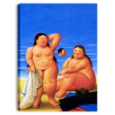 Botero bagnanti quadro - botero,