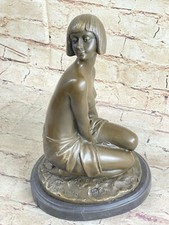 Western Art Deco Scultura Nude