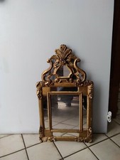 Specchiera antica dorata