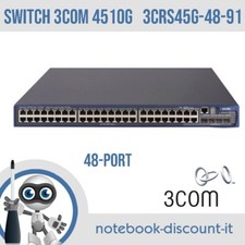 3Com 3CRS45G-48-91 SWITCH 4510G 48-Ports Managed Layer 3 Desktop Ethernet Switch