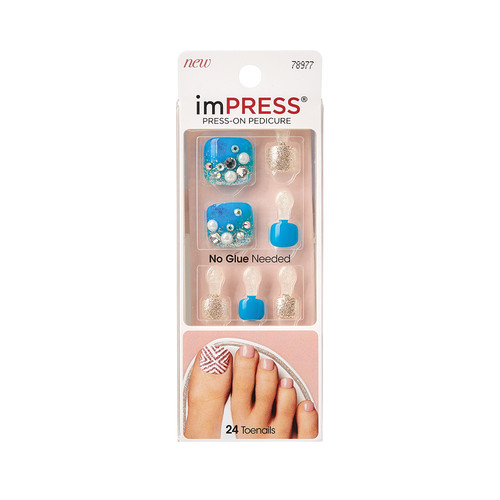 Unghie finte piedi - press, on