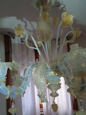 Lampadario MURANO Azzurro