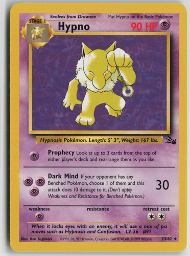Hypno rare fossil - hypno,