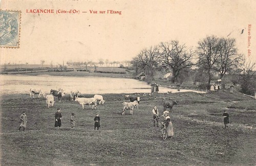 Lacanche vue sur l etang - -,