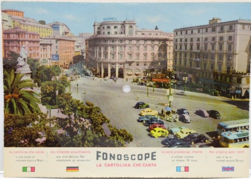 Fonoscope cartolina che canta - che,
