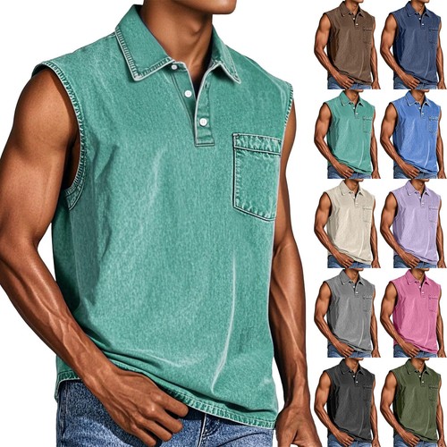 Shirt uomo smanicata - uomo,