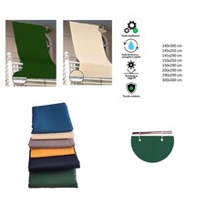 tenda da sole con anelli per