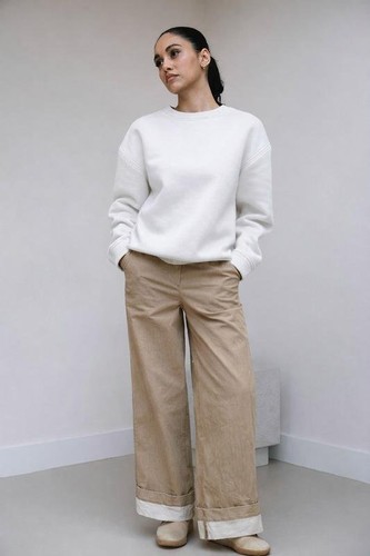 Jeans donna sur atelier beige - atelier,