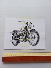 Triumph Trident 750 1970 foto cartella stampa originale press kit photo