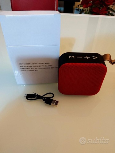 Speaker bluetooth esbe rossa - speaker,