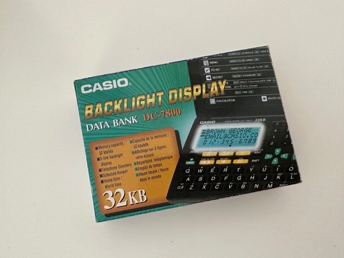 Vintage casio data bank - vintage,