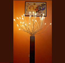 Piantana Ikea a Led STRANNE Lampada da Terra in Acciaio Modello Medusa Vintage