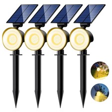 4 Pezzi Faretti Solari a Led