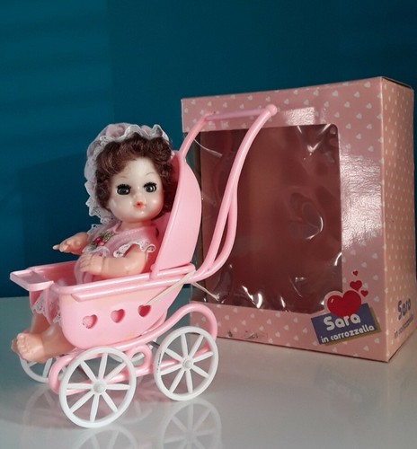 Bambola box vintage sara in - +,
