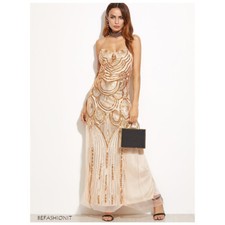 Abito Vestito Lungo Donna Sera