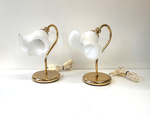 Coppia lampade anni 80 - coppia,