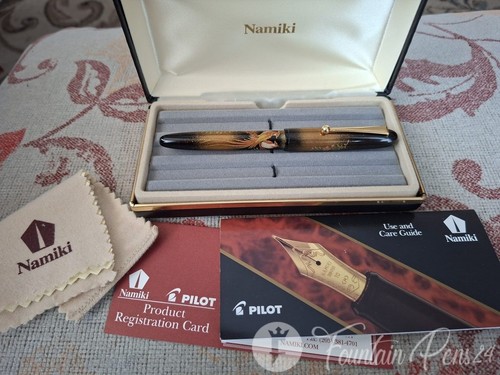 Pilot antique maki lovebirds - pilot, maki-e