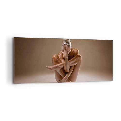 Quadro tela 100x40cm - quadro, nudo