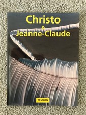 SIGNED Christo SIGNED Jeanne Claude Art Taschen PB 1995 + Postcards Photographs 