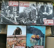 LOTTO COMPLETO IN 5 VOLUMI "L' ESPRESSO 50 ANNI" - L' ESPRESSO
