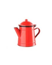 Caffettiera Eva Smaltata Rossa