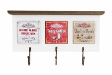 ATTACCAPANNI A MURO IN LEGNO