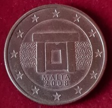 Malta 5 Centesimi 2008 Tempio Di Menajdra