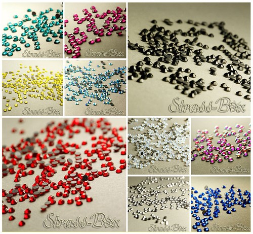 100 strass hotfix - strass, *