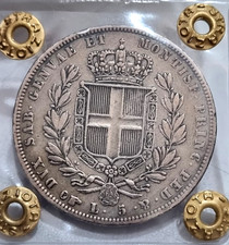 M869 -  CARLO ALBERTO - 5 LIRE