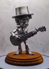Bob Dylan  Statue- Metallic