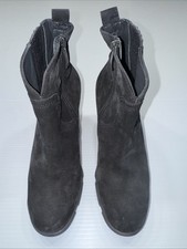 Paul Green Donna Jolie Stivali Caviglia Tacco a Blocco con Plateau Nero Misura 5