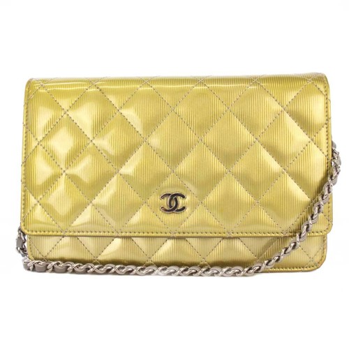 Chanel matelasse chain wallet - chanel,