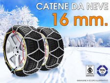 CATENE DA NEVE 16mm 265/70r15 OMOLOGATE - SUV FUORISTRADA 4X4 TRASPORTO LEGGERO