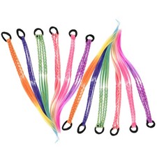  12 Pezzi Dreadlock Corda per Capelli Treccia in Extension Capelli Cosplay Colorati