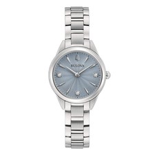 Bulova Sutton Lady donna Petite nuovo ref 96P255 Rivenditore Autorizzato