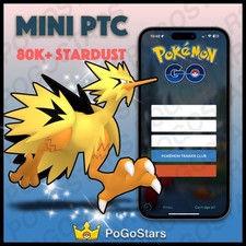 Pokémon PTC Go - Shiny Zapdos Galarian - 80K Polvere di Stelle✨Leggi Descrizione✨